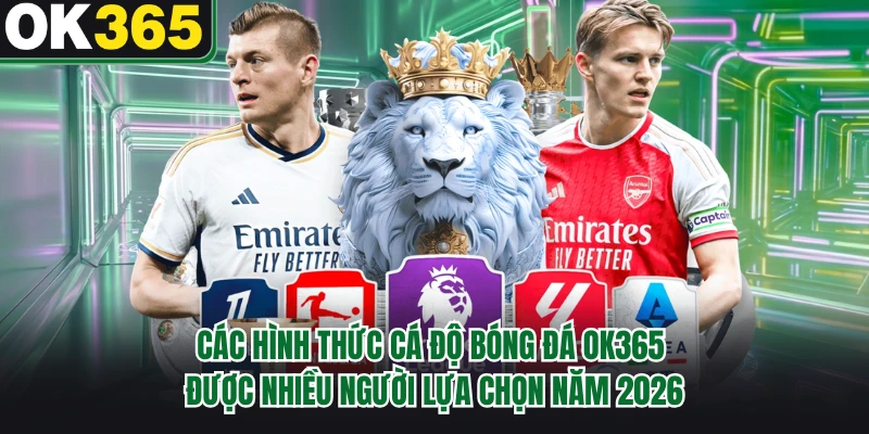Các hình thức cá độ bóng đá OK365 được nhiều người lựa chọn năm 2026 