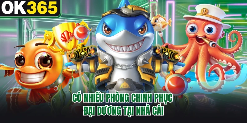 Có nhiều phòng chinh phục đại dương tại nhà cái